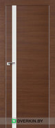 Двери межкомнатные Profil Doors 6Z (белый лак), цвет Малага Черри Кроскут