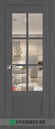 Двери межкомнатные Экошпон Profil Doors 103х (стекло прозрачное), цвет Пекан Тёмный