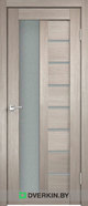 Межкомнатная дверь Porta P23, цвет Лиственница крем, стекло Мателюкс
