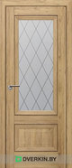 Межкомнатная дверь PROFIL DOORS 2.90XN стекло Крупный ромб, цвет Салинас светлый
