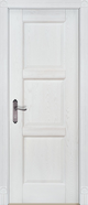 Межкомнатная дверь Ока массив дуба Турин ДГ, цвет Белый