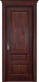 Межкомнатная дверь Ока Double Solid Wood Аристократ 1, цвет Махагон
