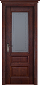 Межкомнатная дверь Ока Double Solid Wood Аристократ 2, цвет Махагон