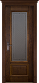 Межкомнатная дверь Ока Double Solid Wood Аристократ 4, цвет Античный орех
