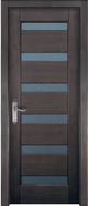 Межкомнатная дверь Ока из массива сосны Палермо, цвет Венге
