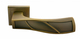 Дверная ручка Morelli МН-33 COF-S Крылья, цвет Кофе