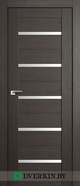 Межкомнатные двери Экошпон Profil Doors 7х (триплекс белый), цвет Грей Мелинга