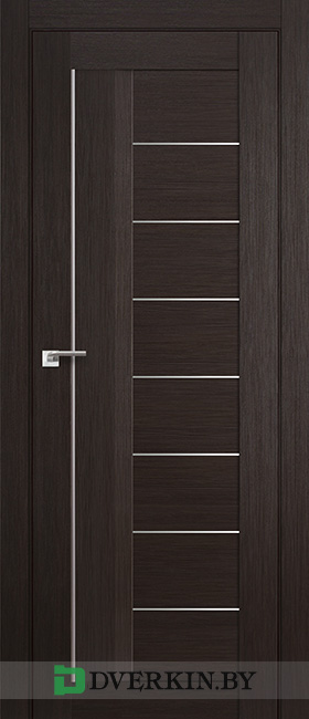 Межкомнатные двери Экошпон Profil Doors модель 17x (белый триплекс)