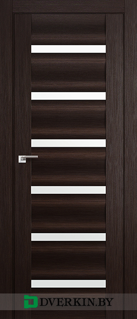 Межкомнатные двери Экошпон Profil Doors модель 57х (белый триплекс)