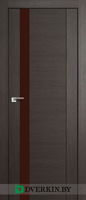 Межкомнатные двери Экошпон Profil Doors модель 62х (Lacobel коричневый лак)