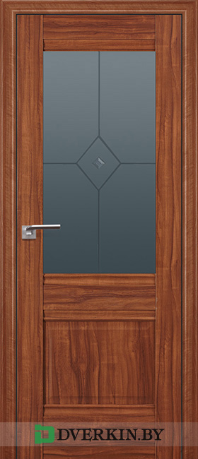 Межкомнатная дверь Profil Doors 2X (графит прозрачный фьюзинг)