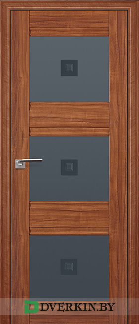Межкомнатная дверь Profil Doors 4X (графит прозрачный фьюзинг)