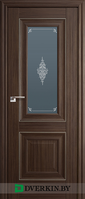 Межкомнатная дверь Profil Doors 28X (кристалл графит)