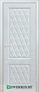 Межкомнатная дверь Дива Geona Premium, цвет Белый глянец