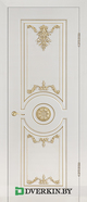Межкомнатная дверь Аллегра Geona Premium, цвет Крем с Золотойой патиной