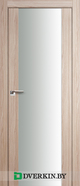 Двери межкомнатные Экошпон Profil Doors 8х (белый триплекс), цвет Капучино Мелинга