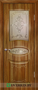 Межкомнатная дверь Верона Geona Premium, цвет Орех седой светлый