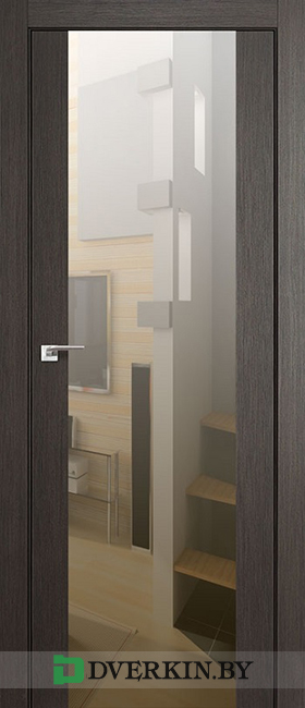 Межкомнатные двери Экошпон Profil Doors модель 8х (зеркальный триплекс)