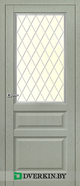 Межкомнатная дверь Романс 3 Geona Classic, цвет Серый сс 5011