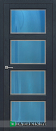 Межкомнатная дверь Романс 1/1 Geona Classic, цвет Синий сс 5096