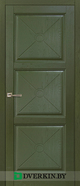 Межкомнатная дверь Рико 3 Geona Classic, цвет Болото сс 5093