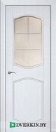 Межкомнатная дверь Ричи 2/1 Geona Classic, цвет Белый