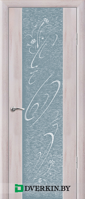 Межкомнатная дверь Geona Modern Люкс 1 с рисунком и стразами