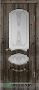 Межкомнатная дверь Виктория Geona Classic, цвет Кедр