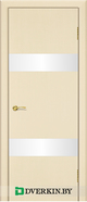Межкомнатная дверь Лабиринт 2 без фрезеровки Geona Light Doors - Modern, цвет Дуб беленый 88