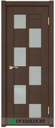  Межкомнатная дверь L 12 Geona Light Doors - Modern, цвет Орех крупно рад