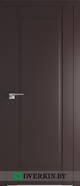 Межкомнатная дверь Profil Doors 100U, цвет Тёмно-коричневый