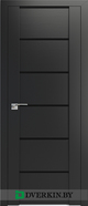 Межкомнатная дверь Profil Doors 99U, цвет Чёрный матовый