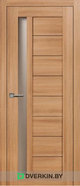 Межкомнатная дверь Динмар модель S-1 ДО экошпон, цвет Орех Золотой