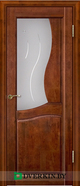Дверь межкомнатная из массива ольхи Верона, цвет Бренди