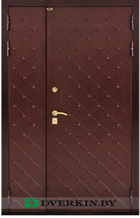 Входная металлическая дверь Гранит (двустворчатая)