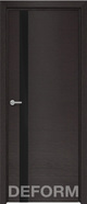 Дверь межкомнатная DEFORM H2, цвет Дуб французский тёмный