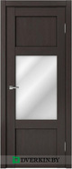 Межкомнатная дверь Dominika Классик 808, цвет Пекан тёмно-коричневый