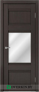 Межкомнатная дверь Dominika Классик 818, цвет Пекан тёмно-коричневый