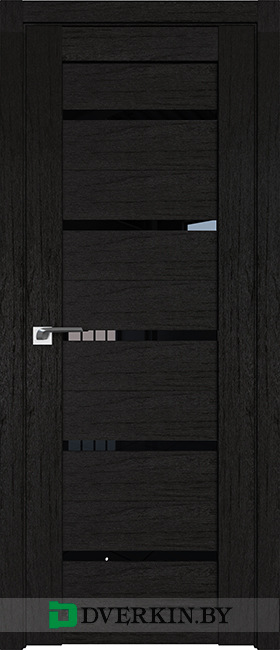 Межкомнатная дверь PROFIL DOORS 7XN (триплекс чёрный)
