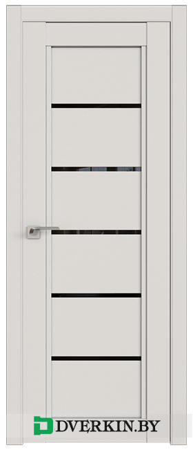 Межкомнатная дверь Profil Doors 2.76U (триплекс чёрный)