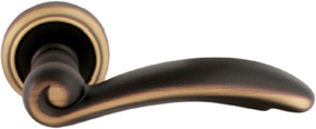 Ручка дверная Melodia Firenza 458 V затемненная бронза