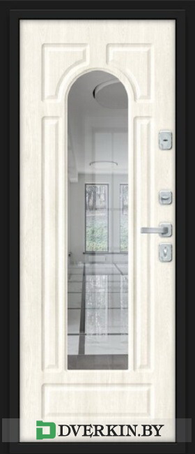 Входная металлическая дверь el'Porta M-3 модель 55.56 (Зеркало)