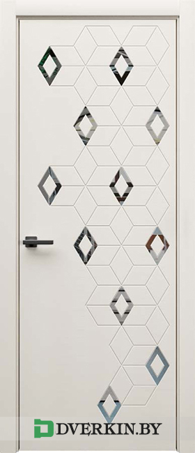 Межкомнатная дверь Geona Light Doors - Modern Комби 1 ДО