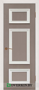Межкомнатная дверь Прага 5, цвет Реалвуд капучино (А), Реалвуд молочный (В)