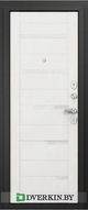 Входная дверь MASTINO F2 FAMILY ECO PP Внутренняя сторона МДФ 16 мм, Белый ларче, стеклянные вставки