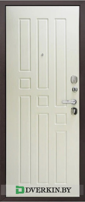 Входная металлическая дверь Гарда 8 мм Белый ясень
