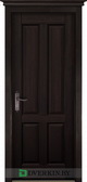 Межкомнатная дверь ОКА из массива сосны Ретро ДГ Венге с карнизом