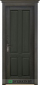 Межкомнатная дверь ОКА из массива сосны Ретро ДГ Грис с карнизом