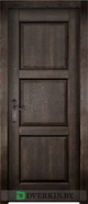 Межкомнатная дверь ОКА из массива ольхи Турин ДГ Эйвори блэr
